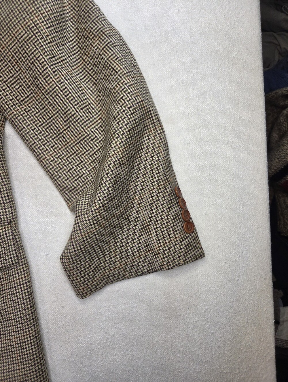 Brooks Brothers Made In Italy Lambswool Houndstooth Sport Coat 43R - Picture 2 of 10
